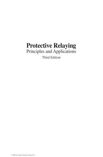 Protective Relaying: Principles and Applications
