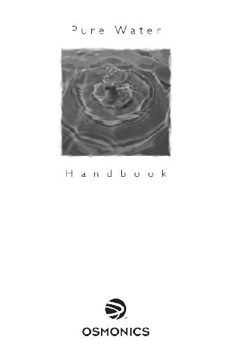 Pure Water Handbook
