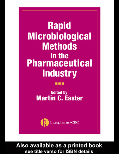 Rapid Microbiological Methods in the Pharmaceutical Industry