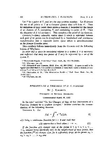 Remarks on a Theorem of D. V. Widder