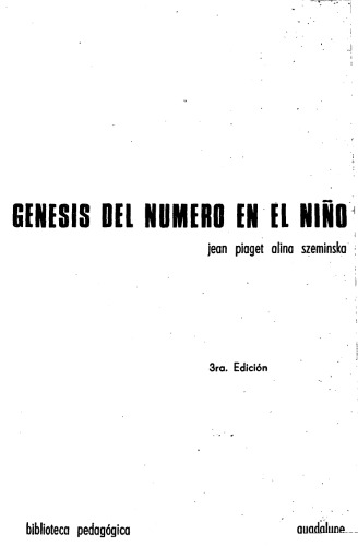 Génesis del número en el niño