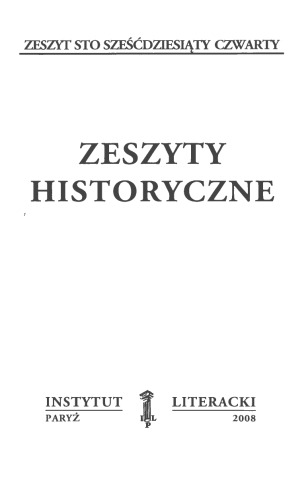 Zeszyty Historyczne. Z. 164.