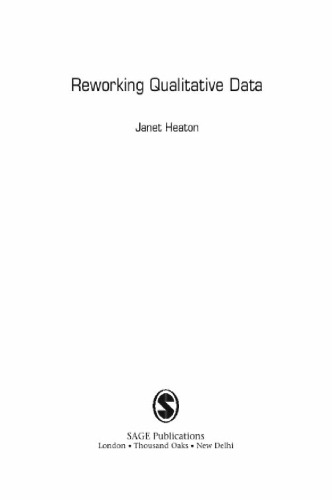 Reworking Qualitative Data