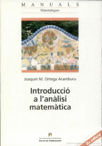 Introducció a l'anàlisi matemàtica