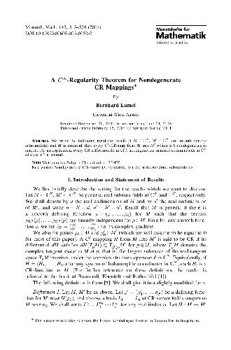 S 8-Regularity Theorem for Nondegenerate CR Mappings