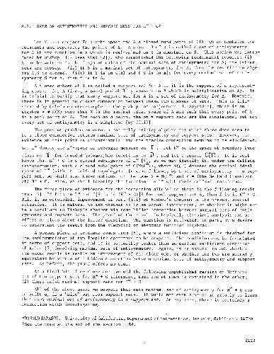 Sets of antisymmetry and support sets for H + C