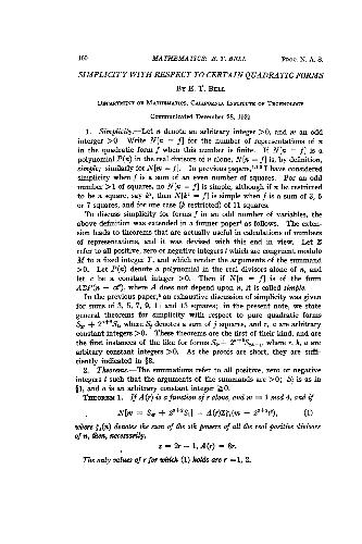 Simplicity with Respect to Certain Quadratic Forms