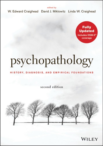Psychopathology : history, diagnosis, and empirical foundations
