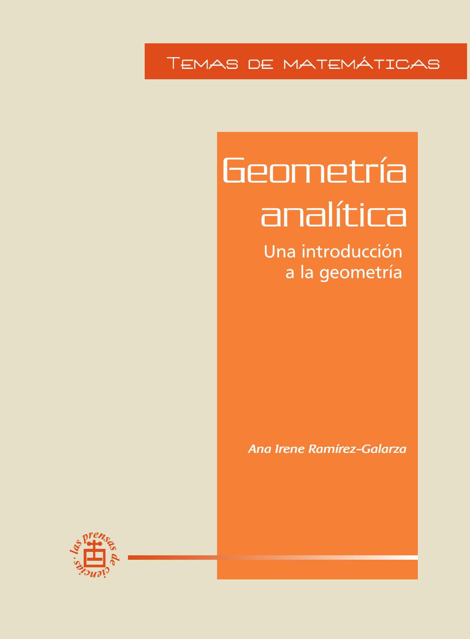 Geometria Analitica: Una introduccion a la geometria