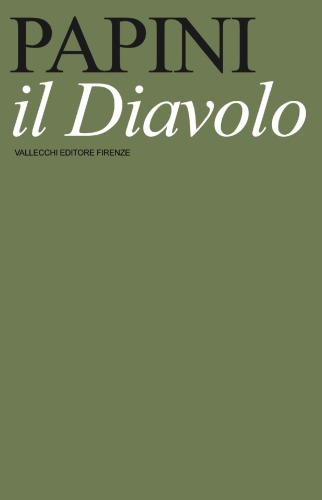 Il diavolo. Appunti per una futura diabologia