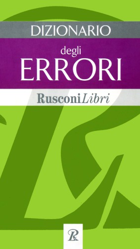 Dizionario degli errori