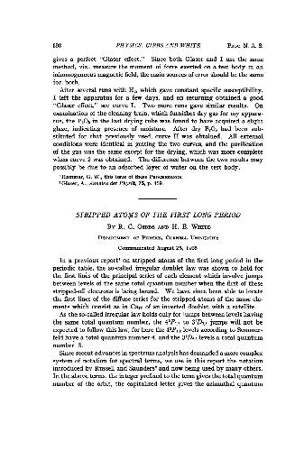 Stripped Atoms of the First Long Period