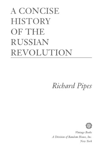 A Concise History of the Russian Revolution
