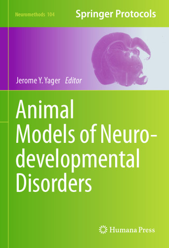 Animal Models of Neurodevelopmental Disorders