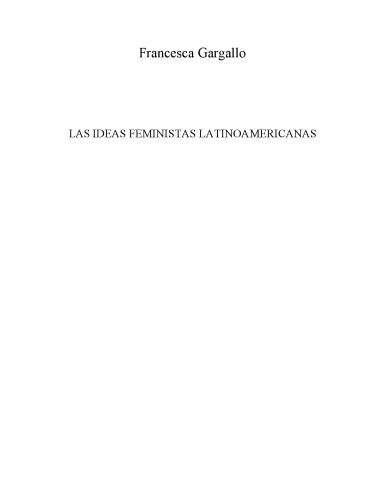 Las ideas feministas Latinoamericanas