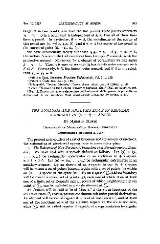 The Analysis and Analysis Situs of Regular n-Spreads in (n + r)-Space