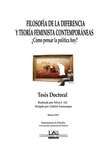 Filosofía de la diferencia y teoría feminista contemporáneas