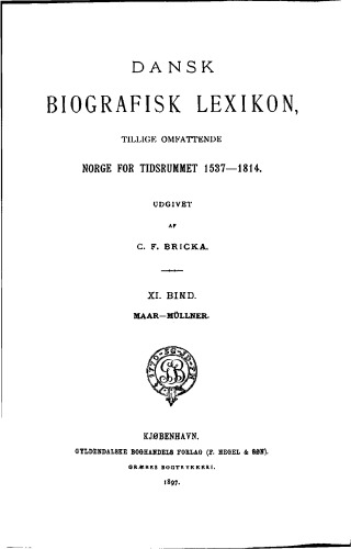 Dansk Biografisk Leksikon XI