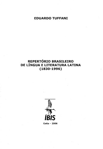 Repertório Brasileiro de Língua e Literatura Latina (1830-1996)