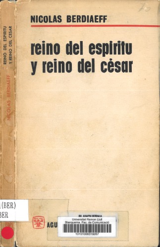 Reino del espiritu y reino del Cesar