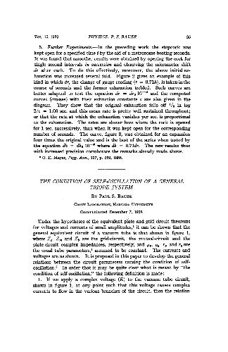 The condition of self-oscillation of a general triode system