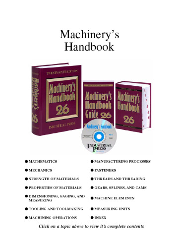 Machinery's Handbook