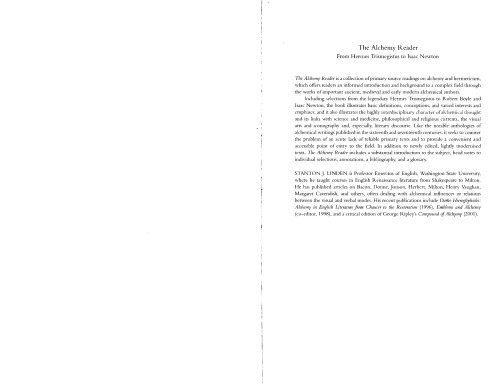 The Alchemy Reader; From Hermes Trismegistus to Isaac Newton