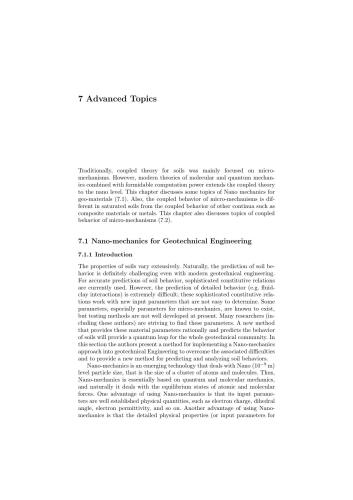 The Coupled Theory of Mixtures in Geomechanics with Applications