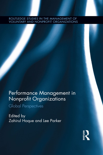 Performance Management in Nonprofit Organizations: Global Perspectives