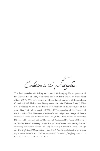 Evolution in the Antipodes: Charles Darwin and Australia