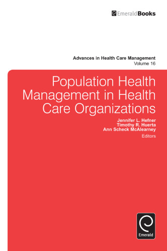 Population health management in health care organizations