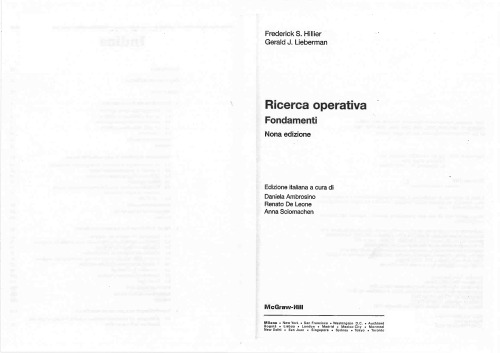 Ricerca operativa