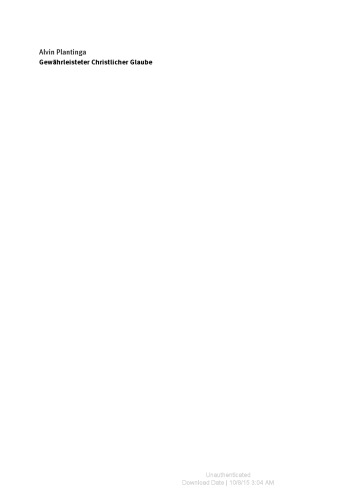 Gewährleisteter christlicher Glaube