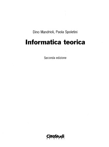 Informatica teorica