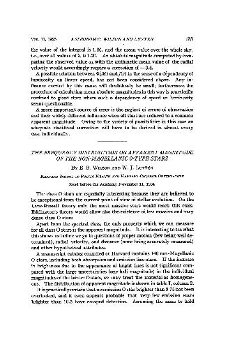 The Frequency Distribution on Apparent Magnitude of the Non-Magellanic O-Type Stars