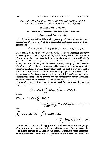 The Group Manifold of Finite Continuous Point and Functional Transformation Groups