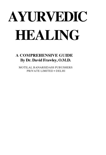Ayurvedic Healing: A Comprehensive Guide