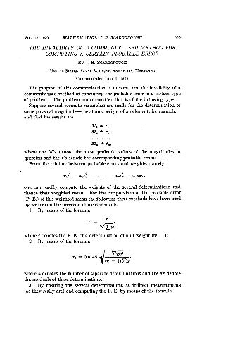 The invalidity of a common used method for computing a certain probable error