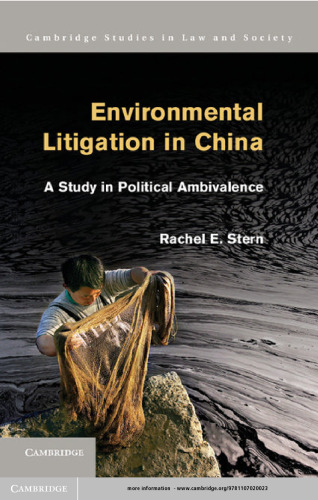 Environmental Litigation in China: A Study in Political Ambivalence
