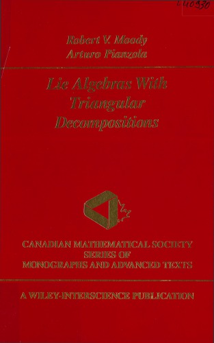Lie Algebras with Triangular Decompositions