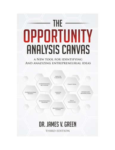 The Opportunity Analysis Canvas