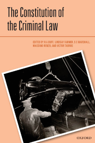 The Constitution of the Criminal Law