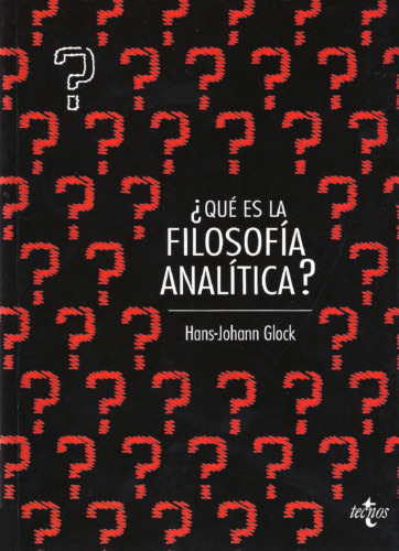 ¿Qué es filosofía analítica?