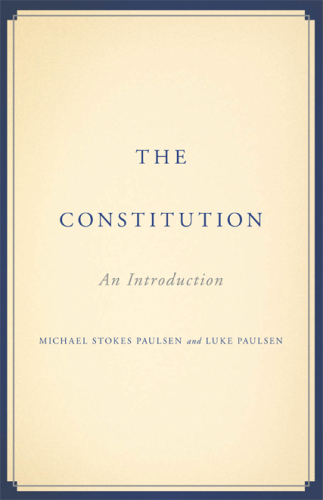 The Constitution: An Introduction