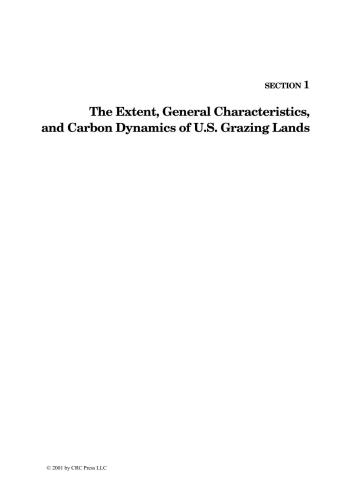 The Potential f U.S. Grazing Lands o Sequester Carbon and Mitigate the Greenhouse Effect