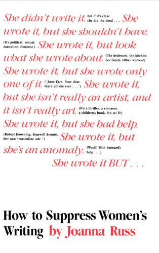 How to Suppress Women's Writing