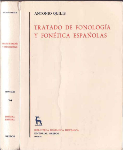 Tratado de Fonología y Fonética Españolas