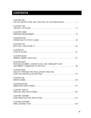 Applied Fluid Mechanics. Solutions Manual