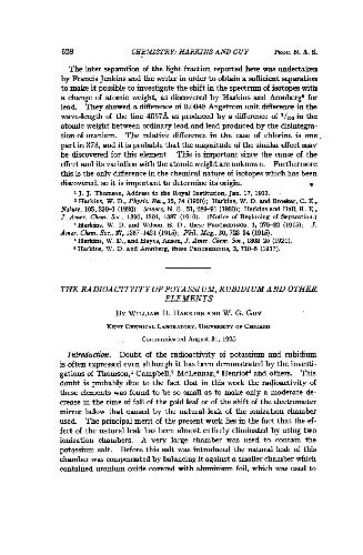 The Radioactivity of Potassium, Rubidium and Other Elements