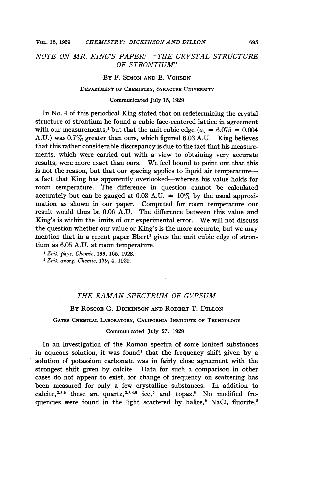 The Raman spectrum of gypsum